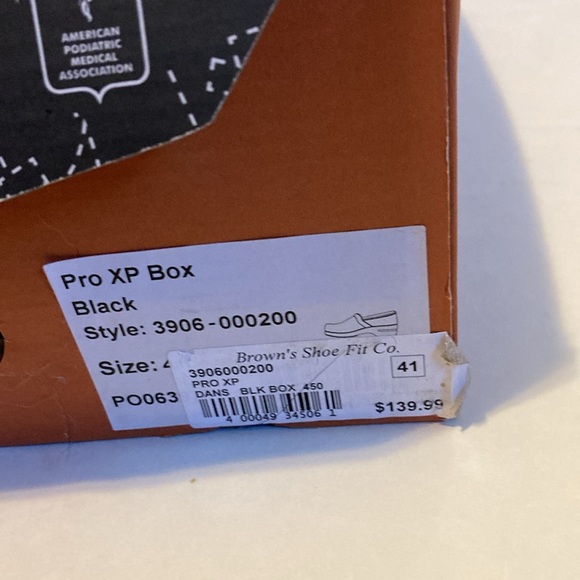 Dansko XP black mule clog size 41 slip resistant nurse shoe - Picture 2 of 16